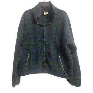 Timberline Fleece Plaid Winter Jacket Size L Full‎ Zip Front